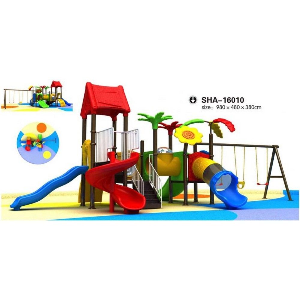 Myts - Adventure Playsets Flower Styled With Swings And Slide