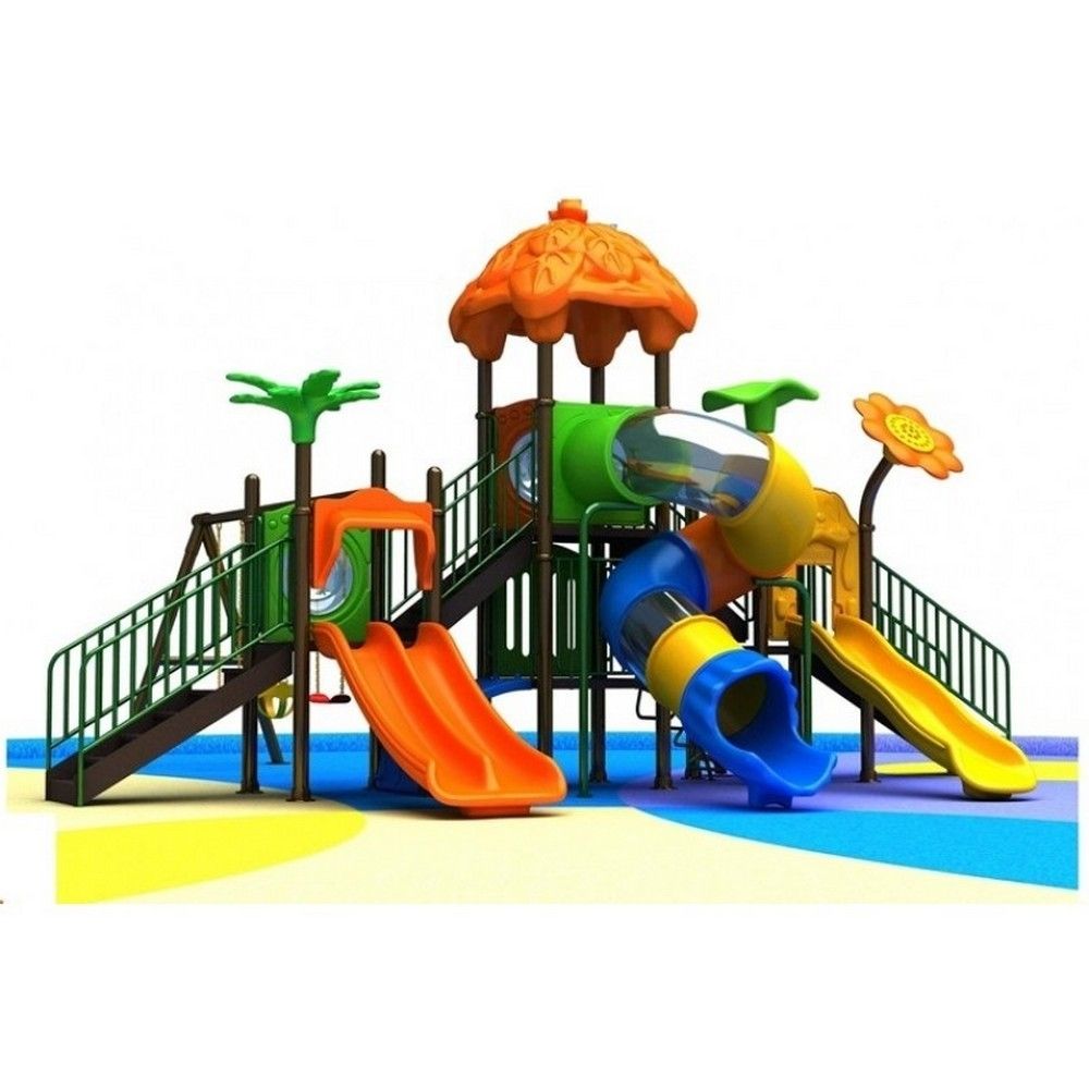 Myts - Mega Palm Kids Playground Set Outdoor Slide