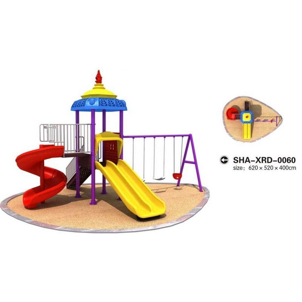 Myts - Mega Playcentre Adventure Kids Swings And Wavy Slide
