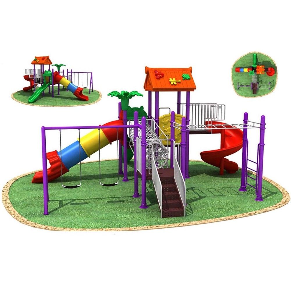 Myts - Mega Playfort Kids Playground With Slides