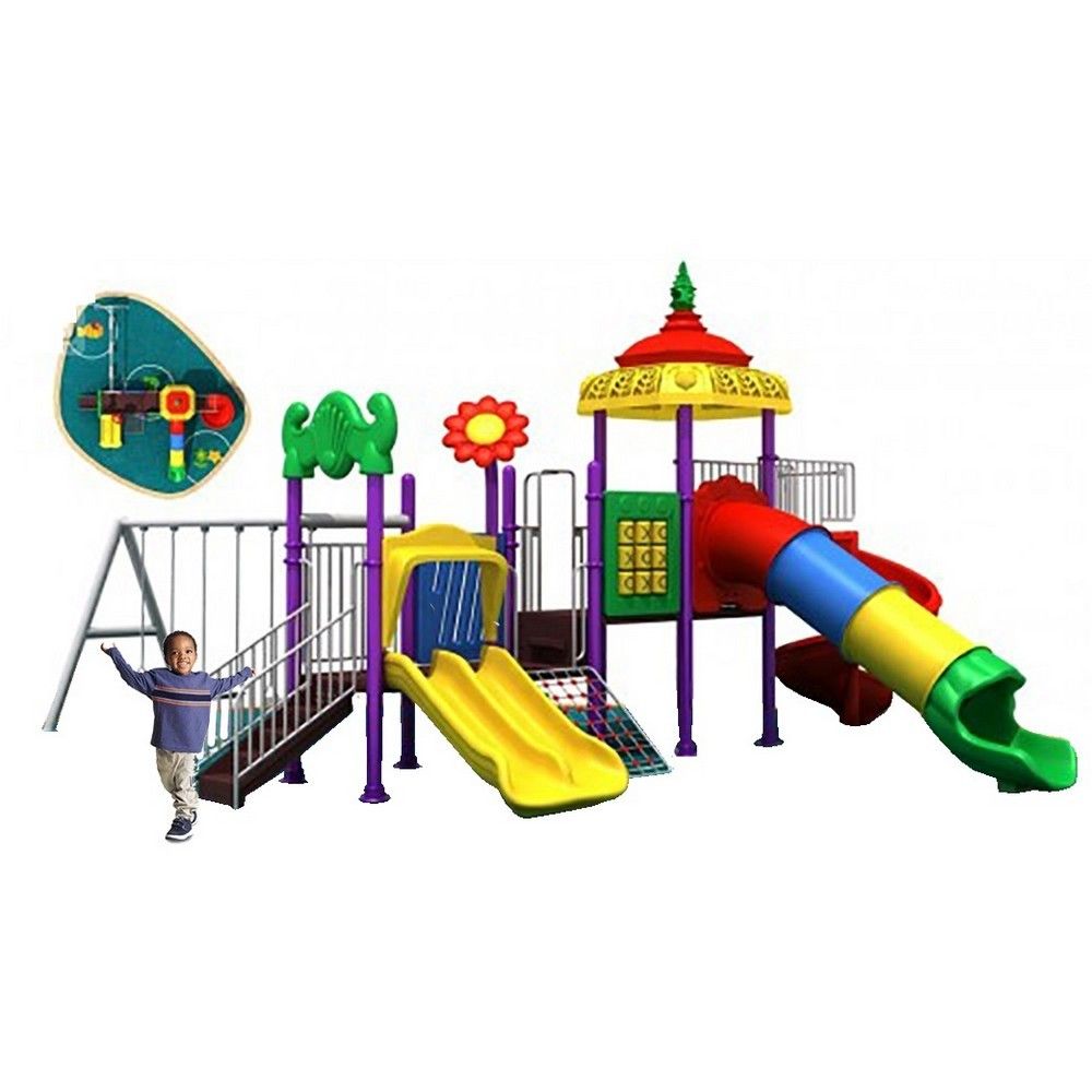 Myts - Mega Primary Playground With Swings And Slides