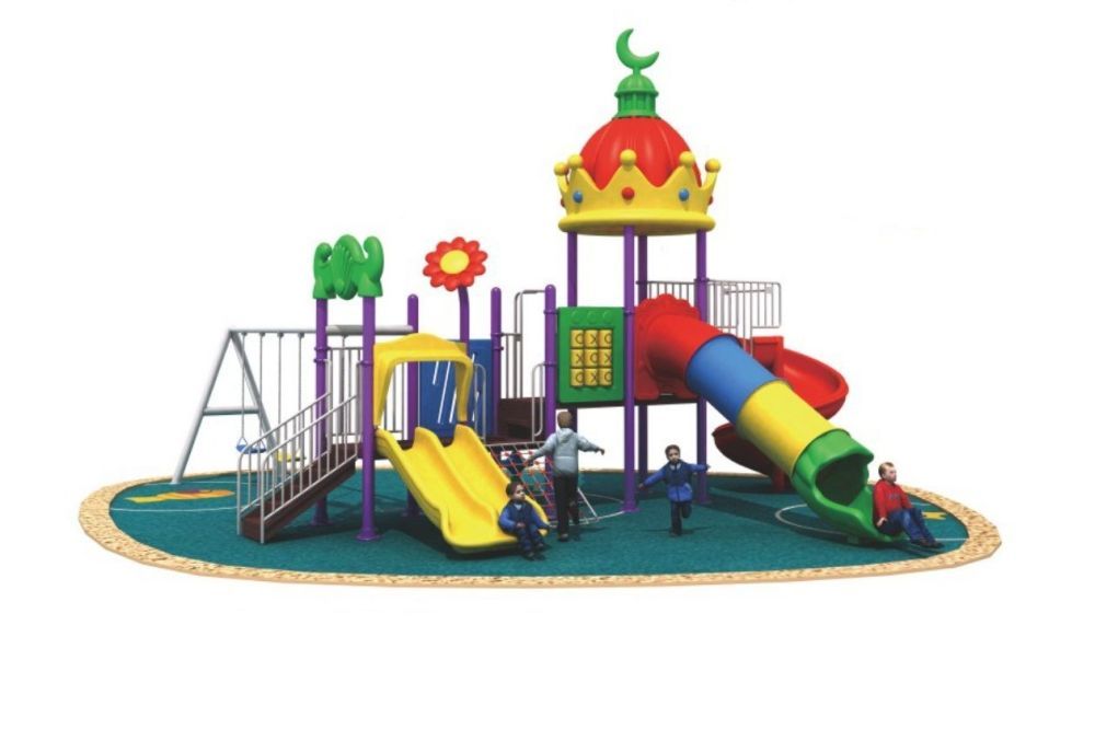 MYTS - Moon Roof With Tube Slides ,3 Swings & Climbers For Kids