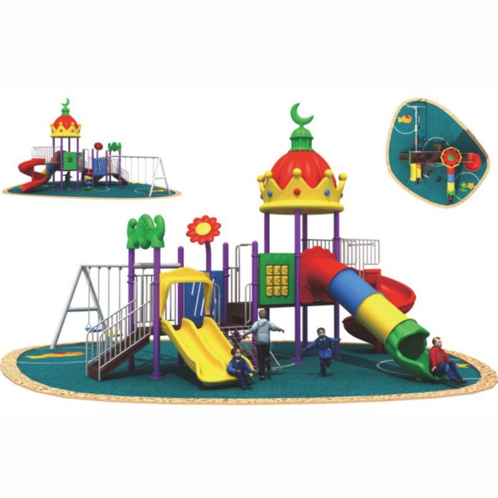 MYTS - Moon Roof With Tube Slides ,3 Swings & Climbers For Kids