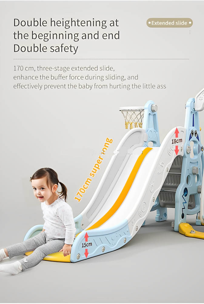 Myts - Multifunctional 4 in 1 Swing and Slide - Blue