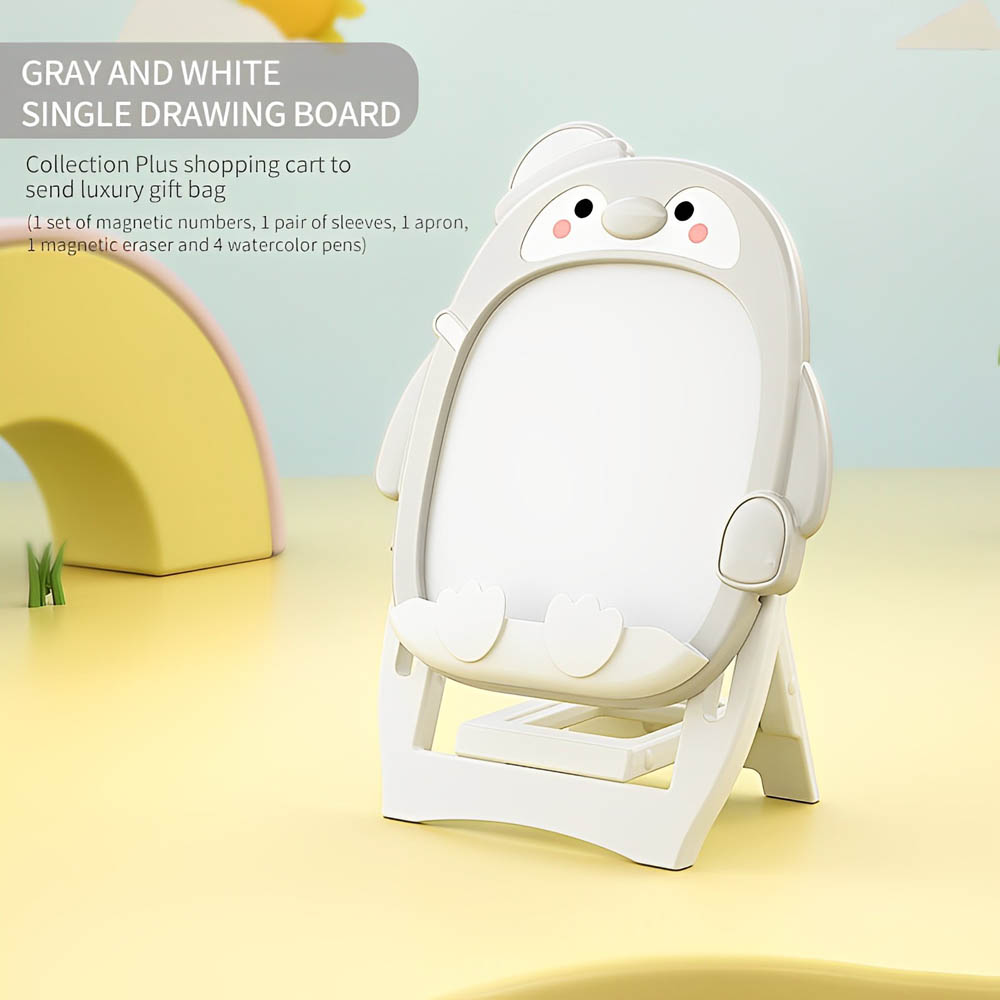 Myts - Penguin Kids Writing and Drawing Board - Grey