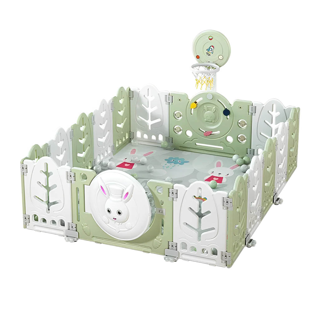 Rocking playpen top