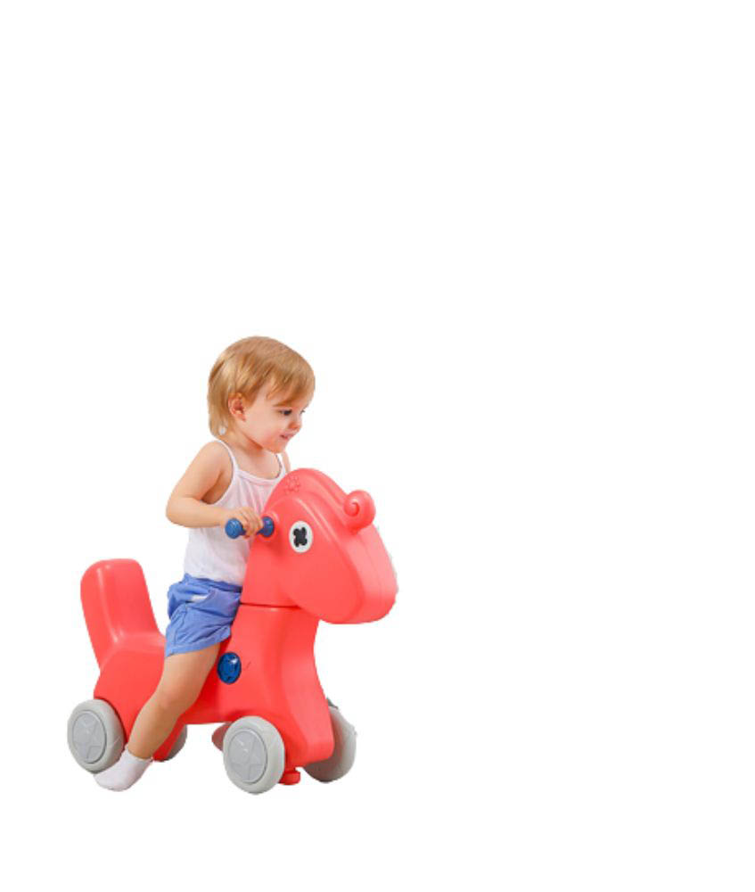 Myts - Rocking Multifunctional Horse for Kids - Red