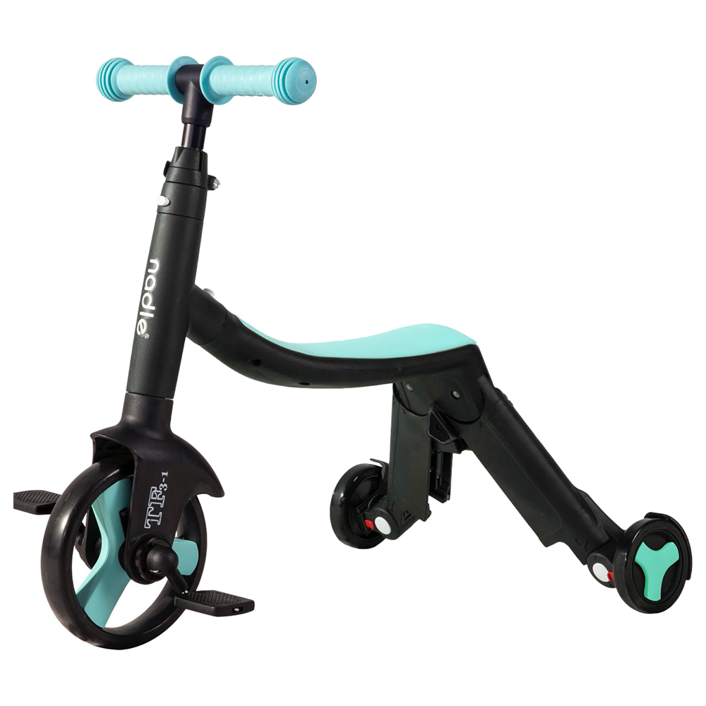 Nadle Kids Multifunctional Ride On Tricycle Blue Babystore.ae