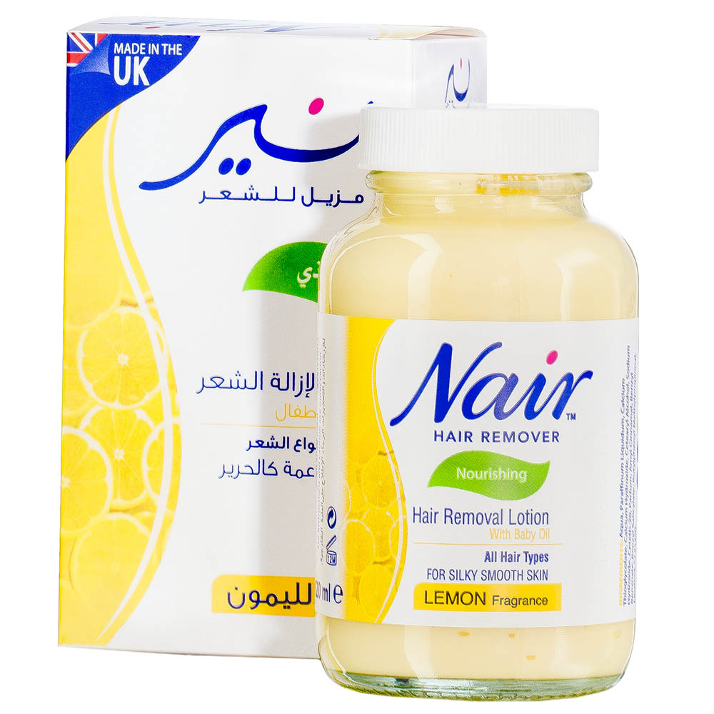 Nair Hair Remover Lotion Lemon 120ml Babystore.ae