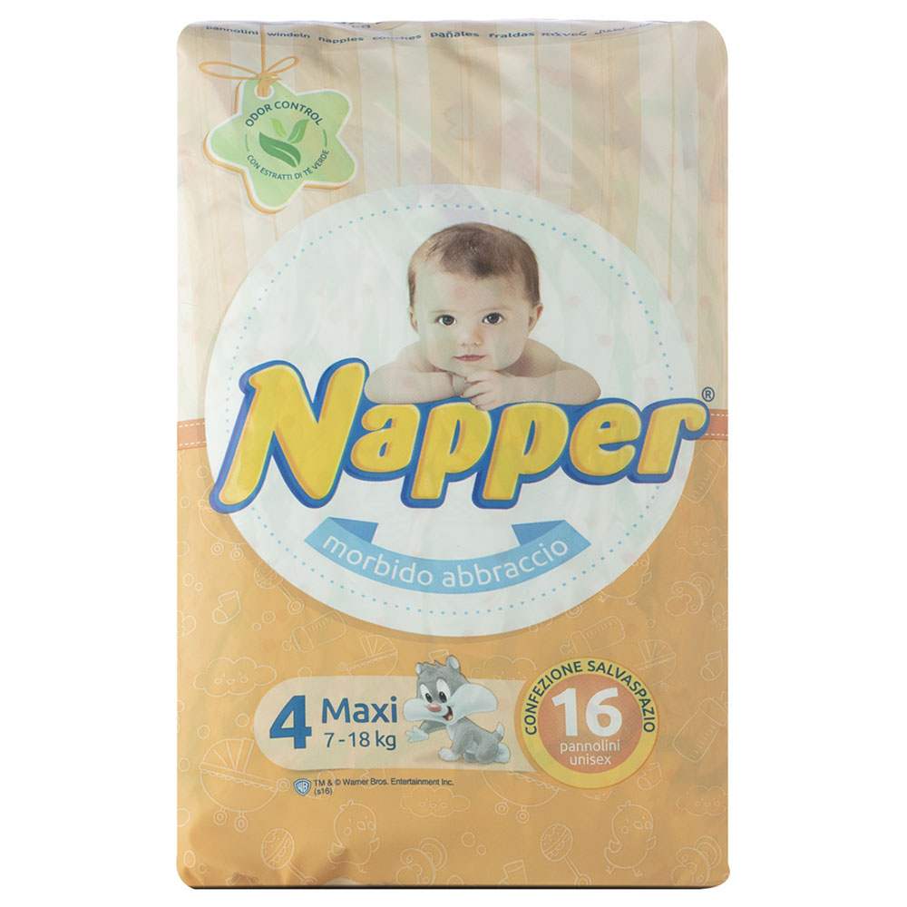 Napper - Diapers Soft Hug Parmon From 7Kg-18Kg - 16 Diapers