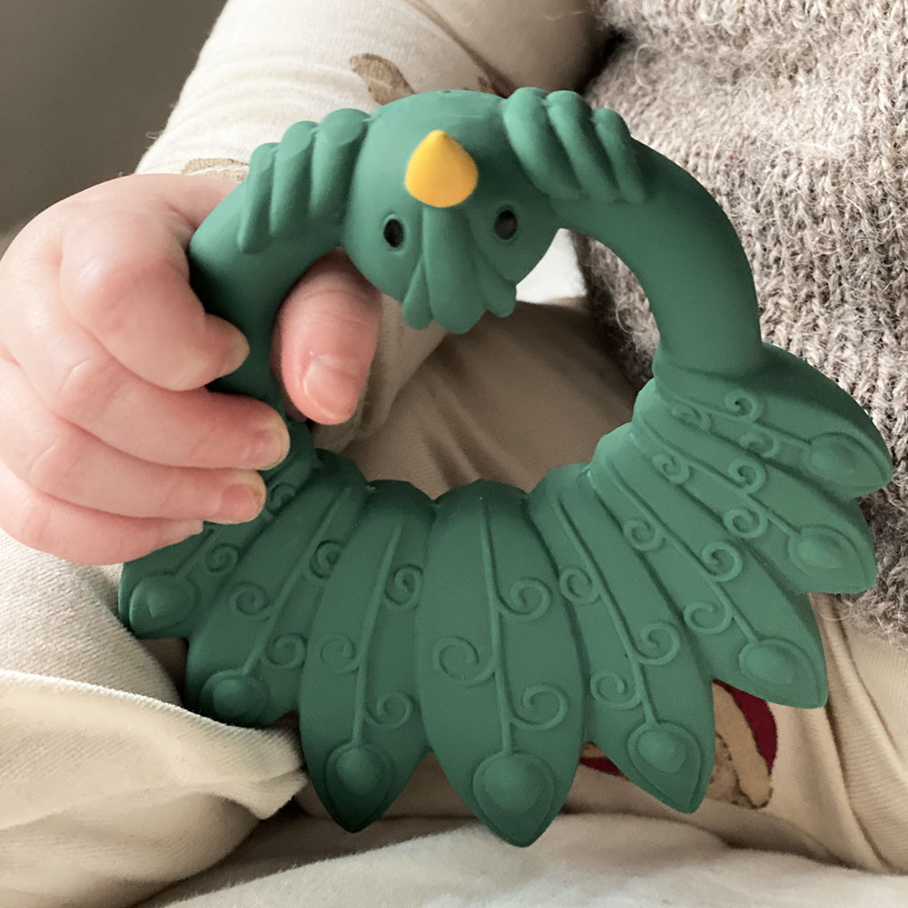 Natruba - Teether Peacock - Green