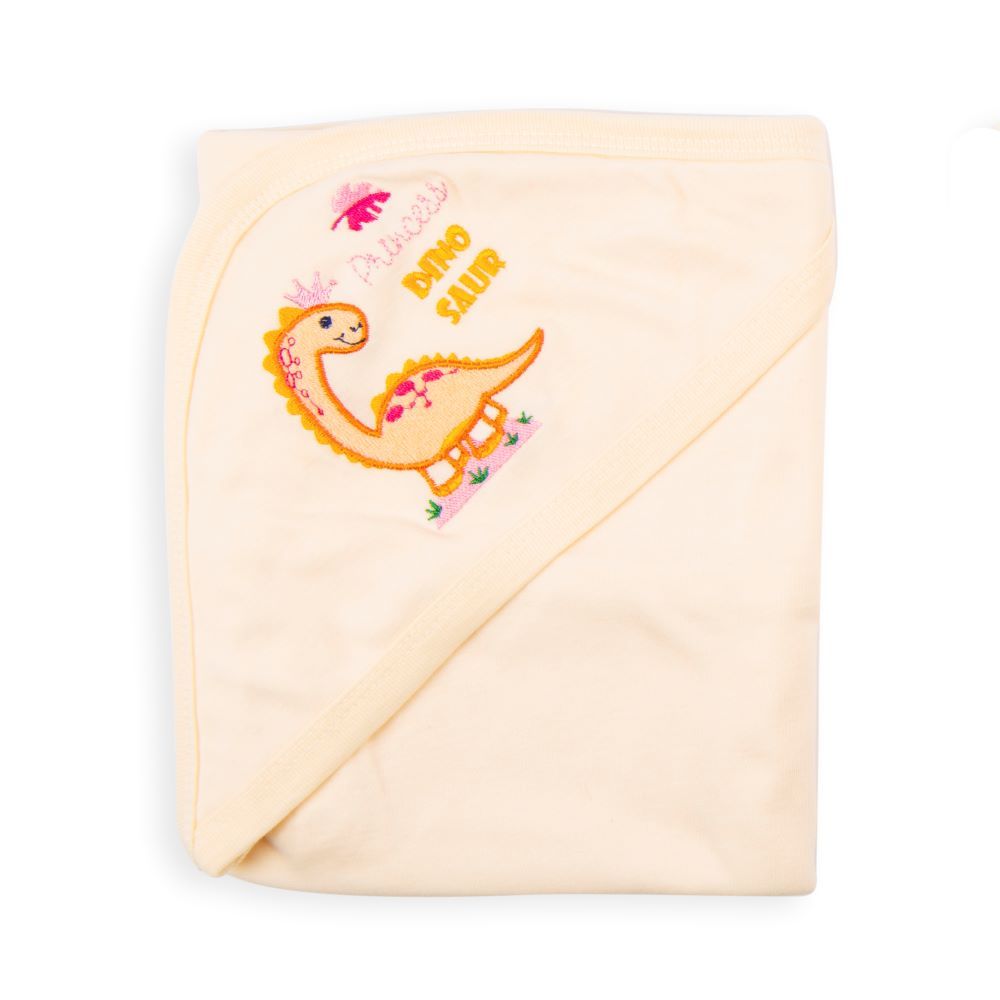 Night Angel - Baby Hooded Blanket, Cream 9