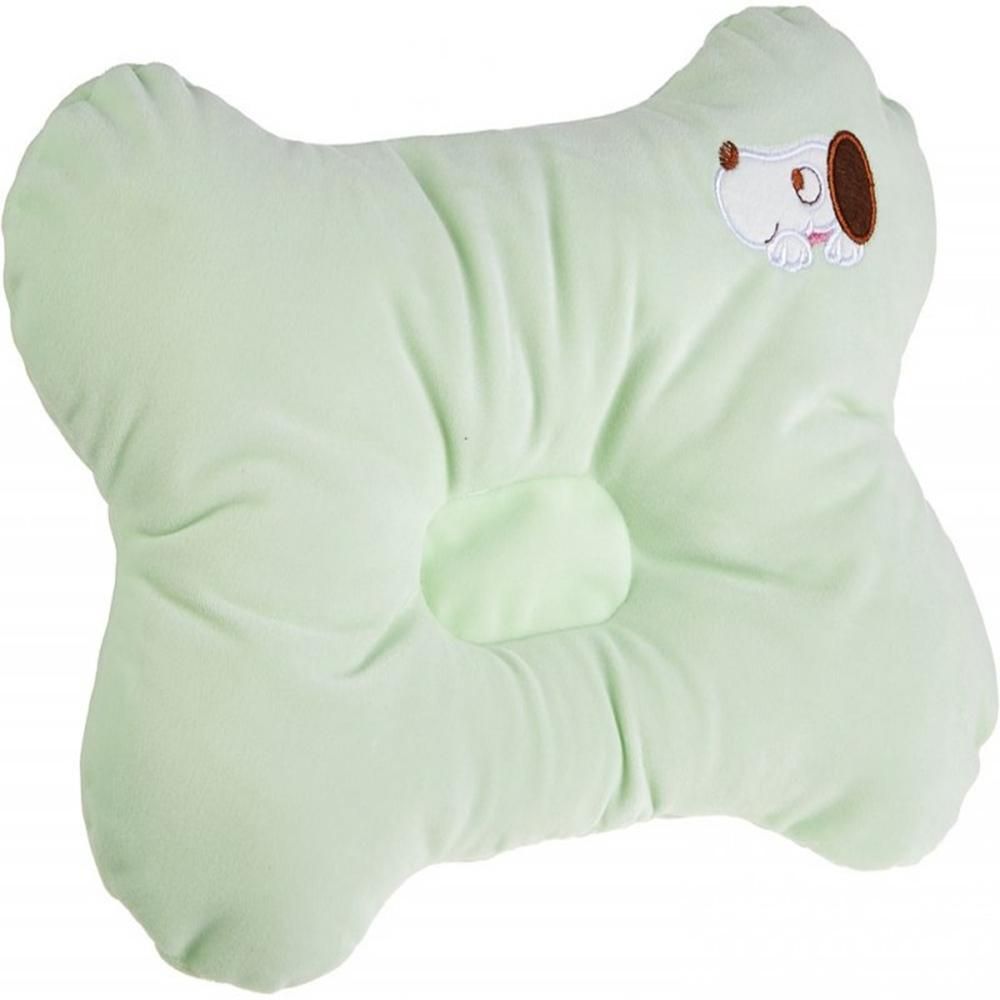Night Angel Baby Pillow Green Puppy Bone