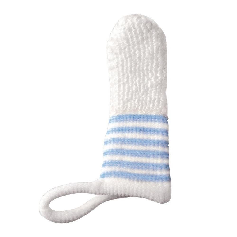 Nip Mouth Cleaning Finger Mitt - Blue
