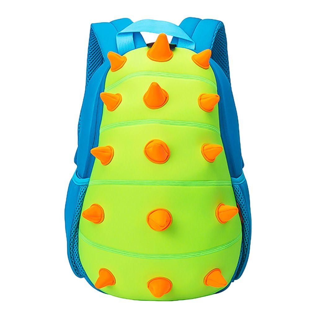 Nohoo - Jungle Green School Backpack - Spiky Dinosaur