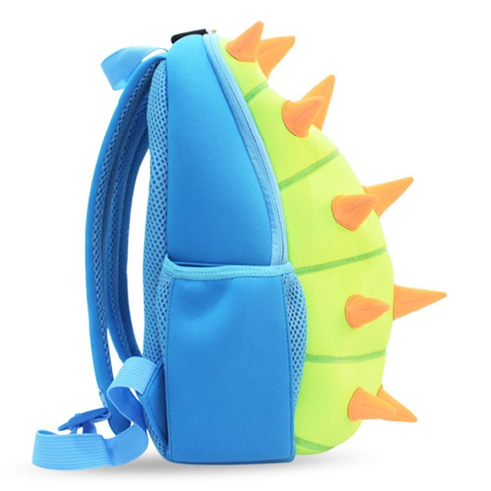 Nohoo - Jungle Green School Backpack - Spiky Dinosaur