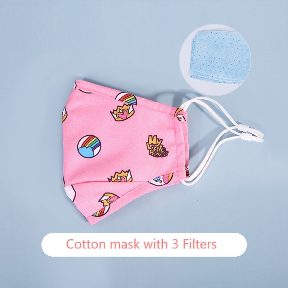 Nohoo - Kids Re-Usable Face Mask - Unicorn - Pink