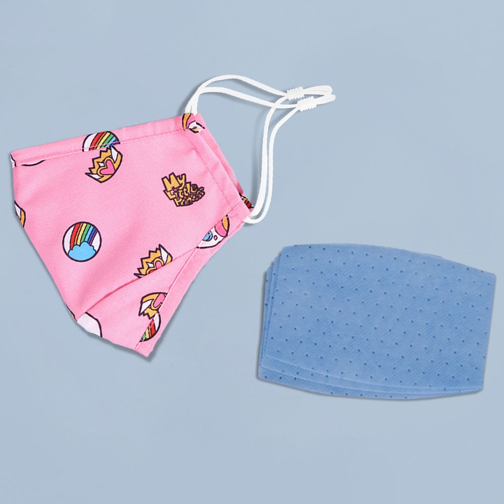 Nohoo - Kids Re-Usable Face Mask - Unicorn - Pink
