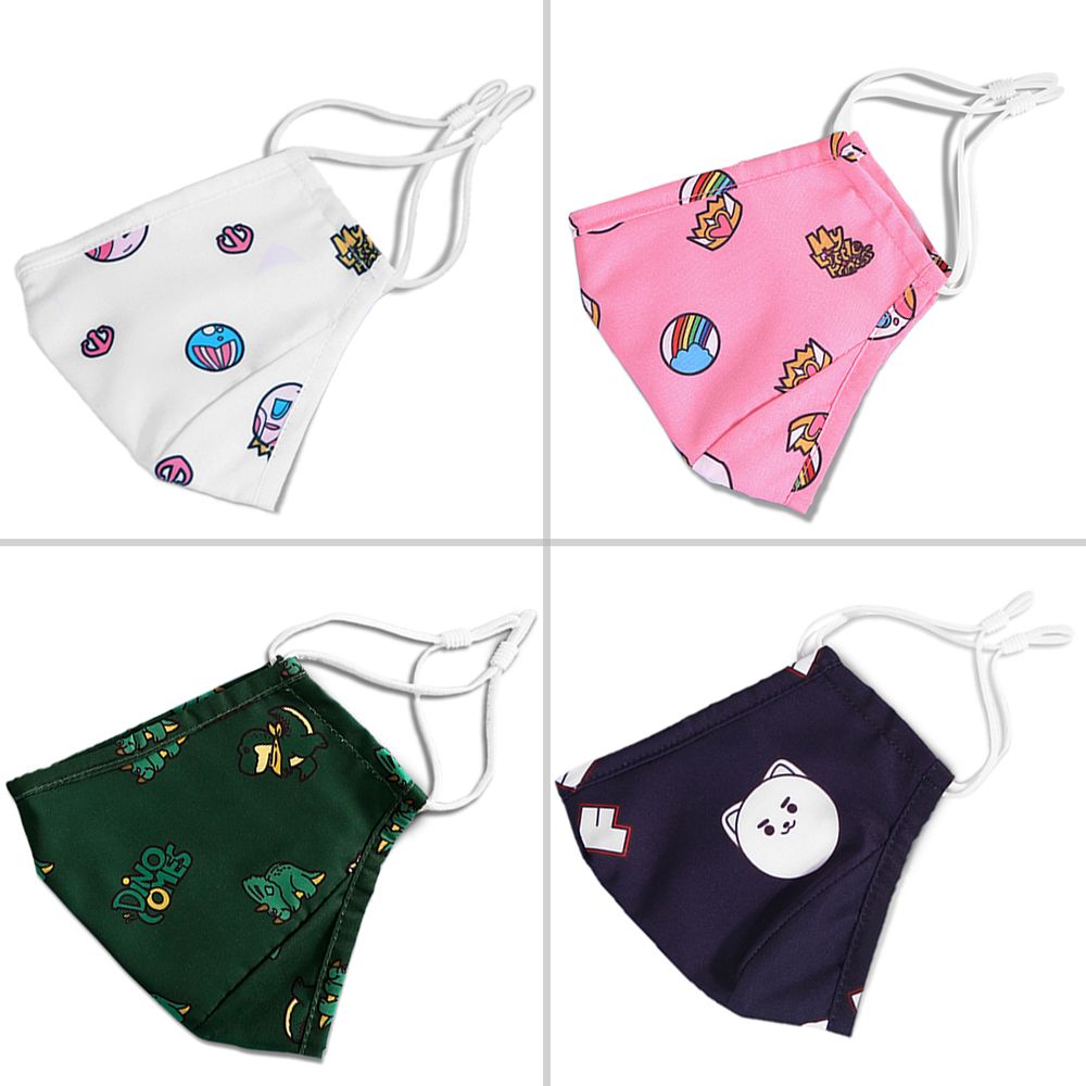 Nohoo - Kids Re-Usable Face Mask - Unicorn - Pink