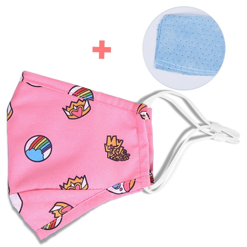 Nohoo - Kids Re-Usable Face Mask - Unicorn - Pink