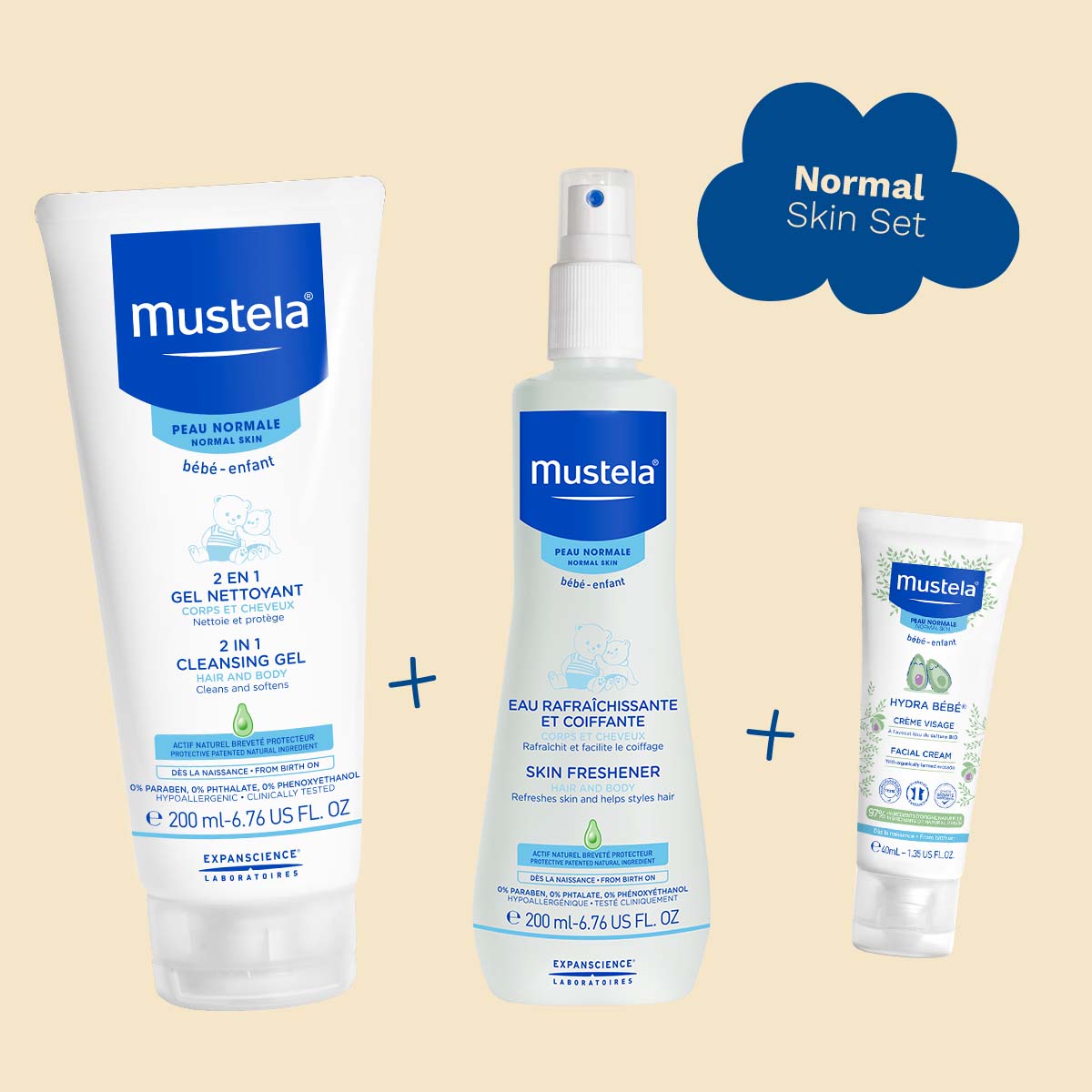 Mustela top normal skin
