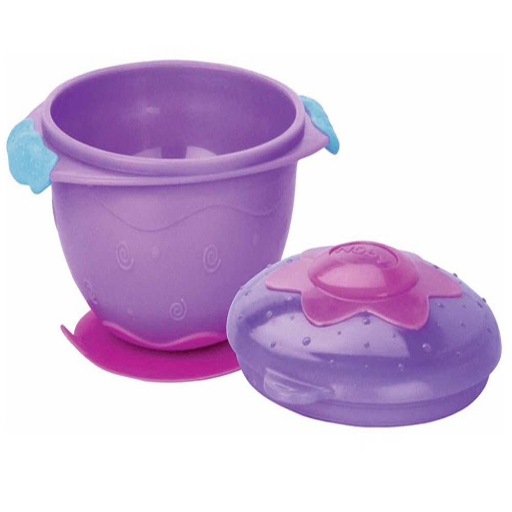 Nuby - Bowl With Suction Ring 2 Pc Purple
