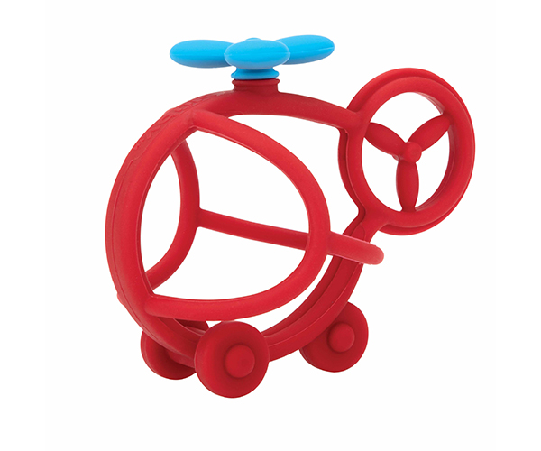 Nuby - Silicone Character Teething Ball - Red