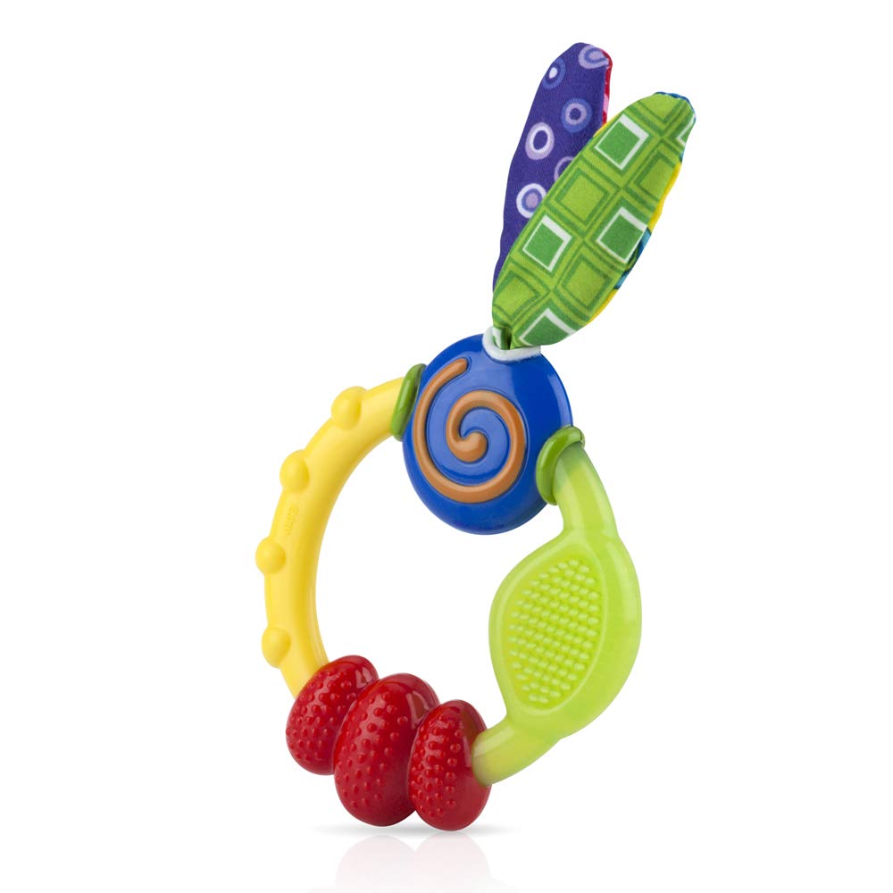 Nuby - Wacky Teething Ring - Multicolor