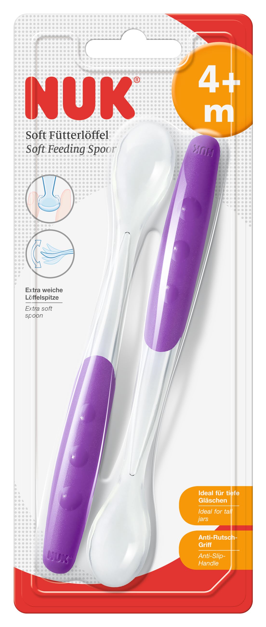Nuk - Easy Learning Feeding Spoon Soft