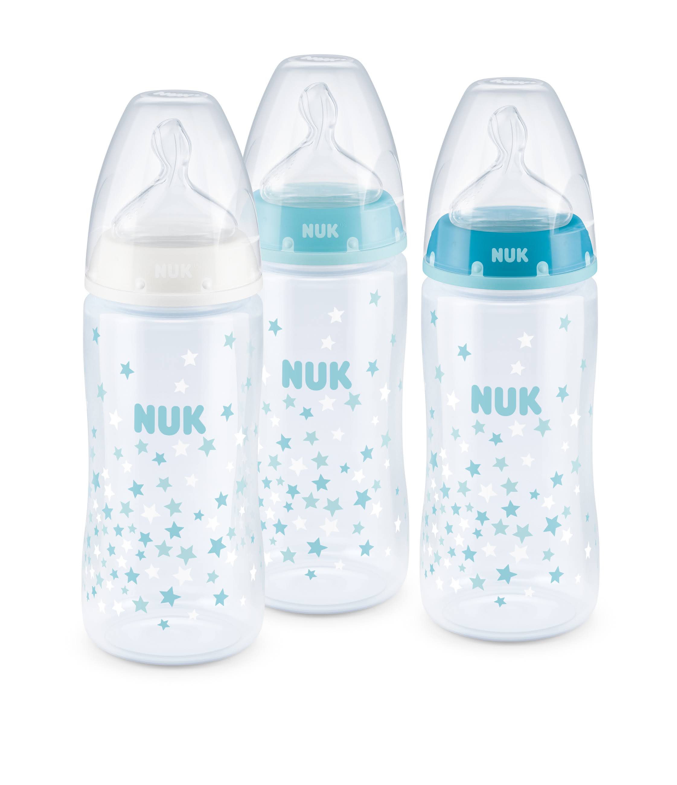 NUK - FC Bottle set Silicone Teat Orthodontic Anti-Colic Boy