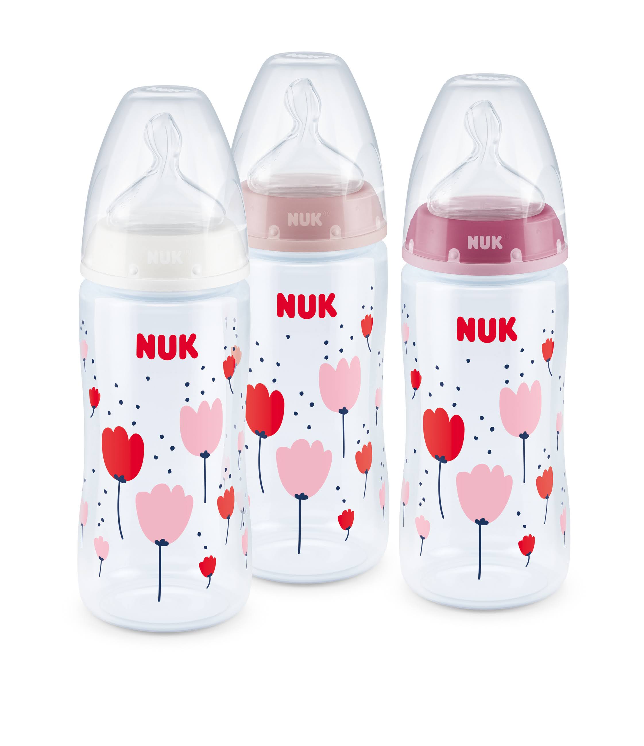 NUK - FC Bottle set Silicone Teat Orthodontic Anti-Colic Girl