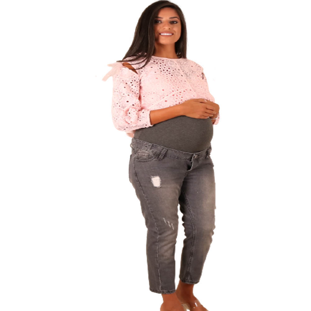 Oh9shop - Boyfriend Jeans - Grey