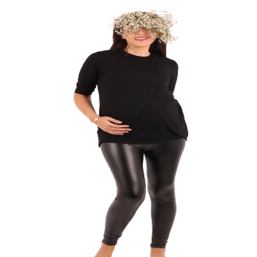 Oh9shop - Leather Leggings - Black