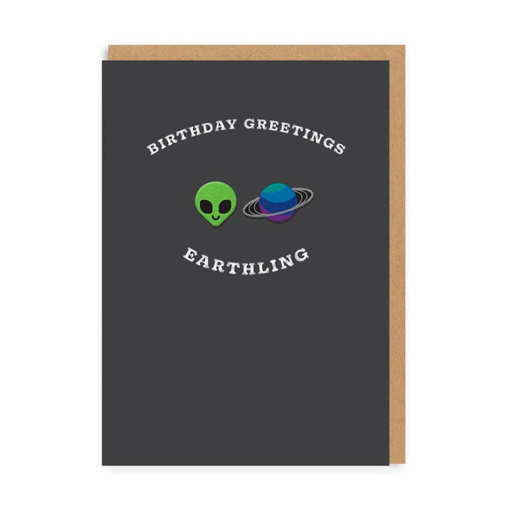 Ohh Deer - Alien & Planet, Birthday Earthling