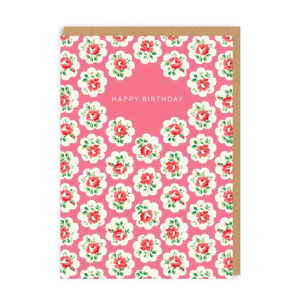 Ohh Deer - Happy Birthday (Kitsch floral)