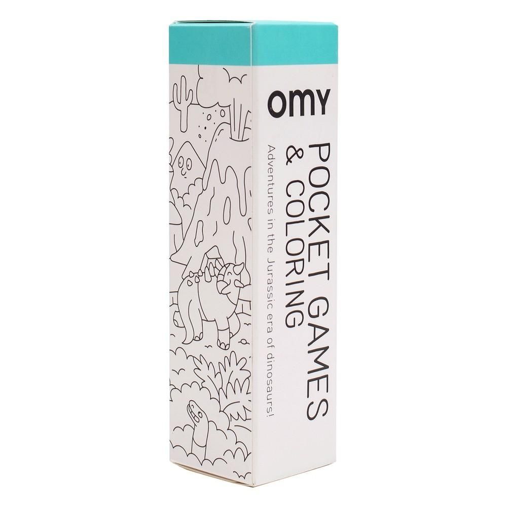 OMY - Pocket Games and Coloring - Dinos