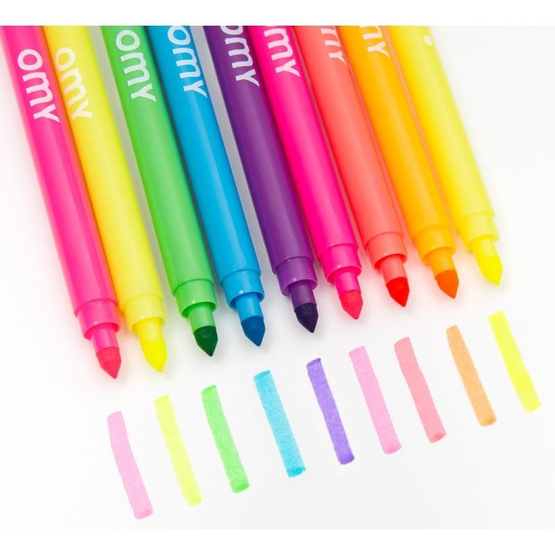 OMY Felt Pens Neon - Box of 9