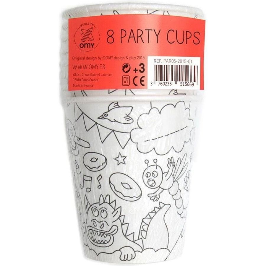 OMY Paper Cups - 8pcs