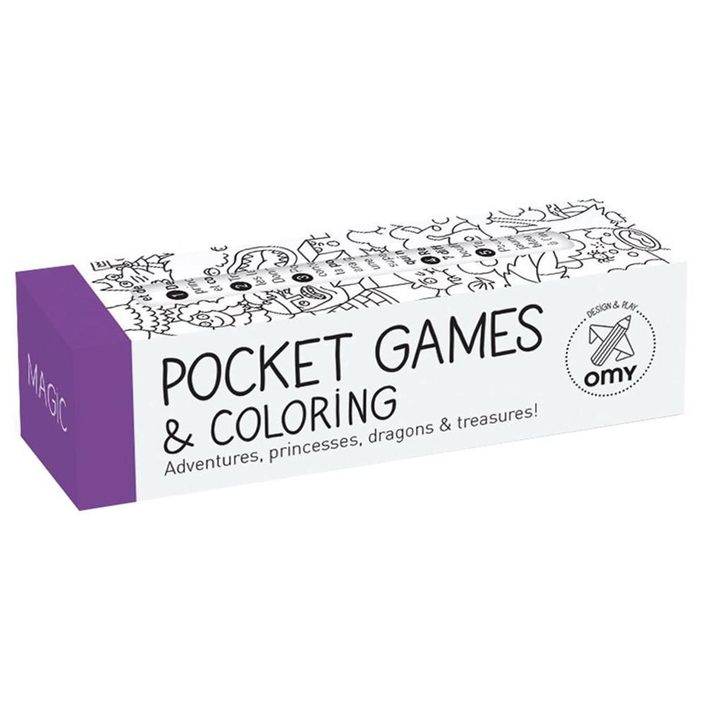 OMY Pocket Games & Coloring Magic