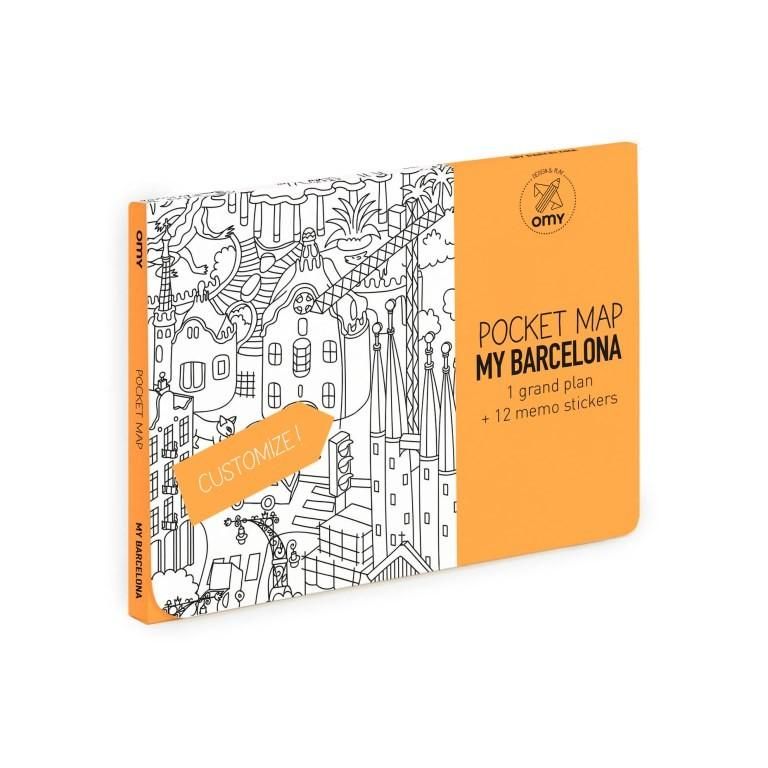 OMY Barcelona Pocket Map