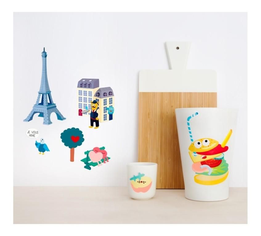 OMY Set Of 100 Wall Stickers London