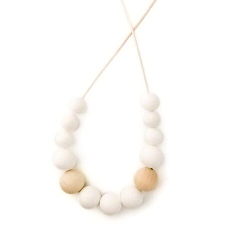 One.Chew.Three Evie Necklace - White