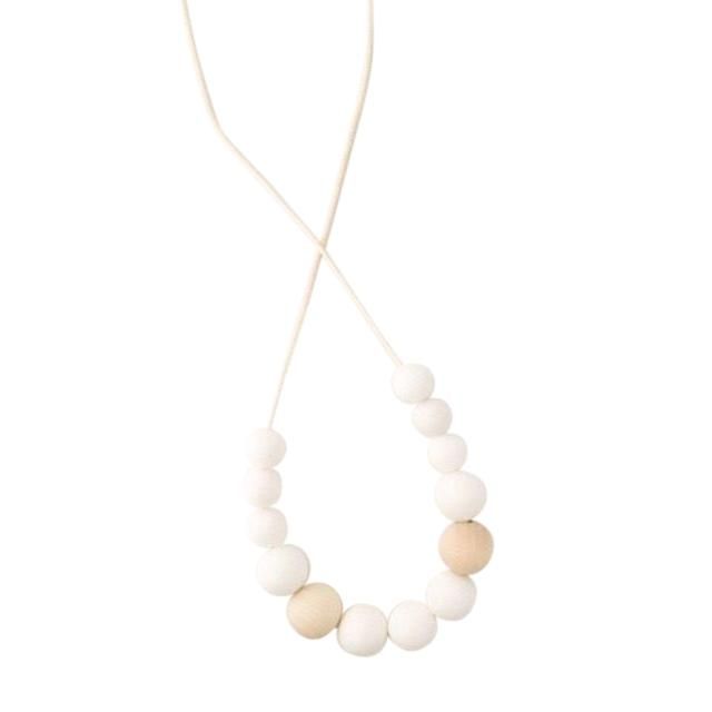 One.Chew.Three Evie Necklace - White