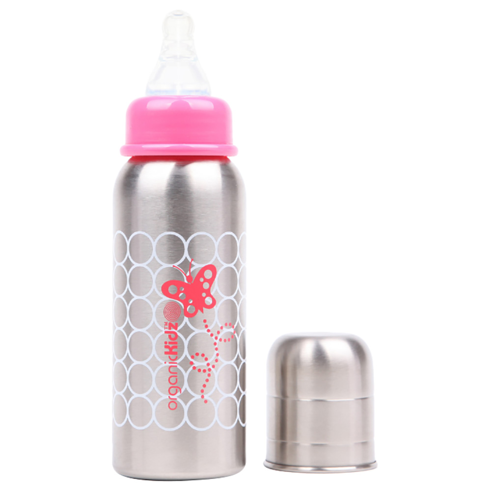 OrganicKidz - Narrow Necked Bottle Flutterbye 7Oz