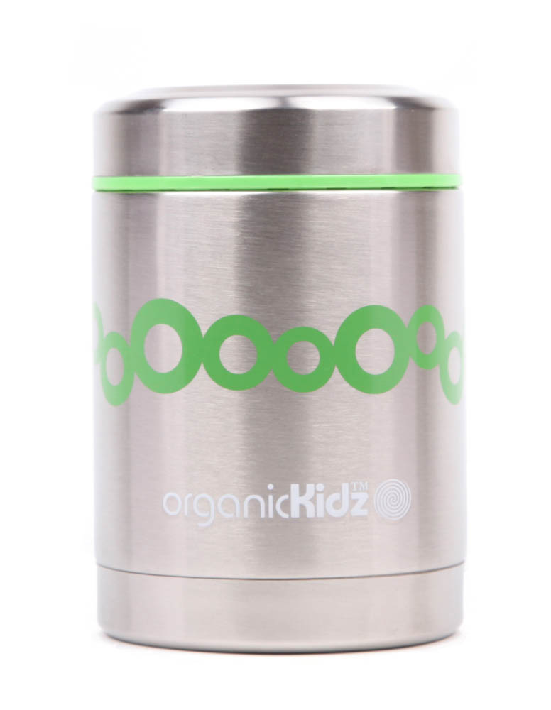 OrganicKidz - Thermal Food Container Cheery 12Oz/350Ml