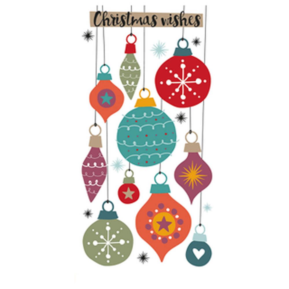 Otter House - Baubles Christmas Card