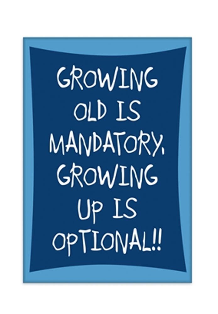 Otter House - Fridge Magnet - Growing Old
