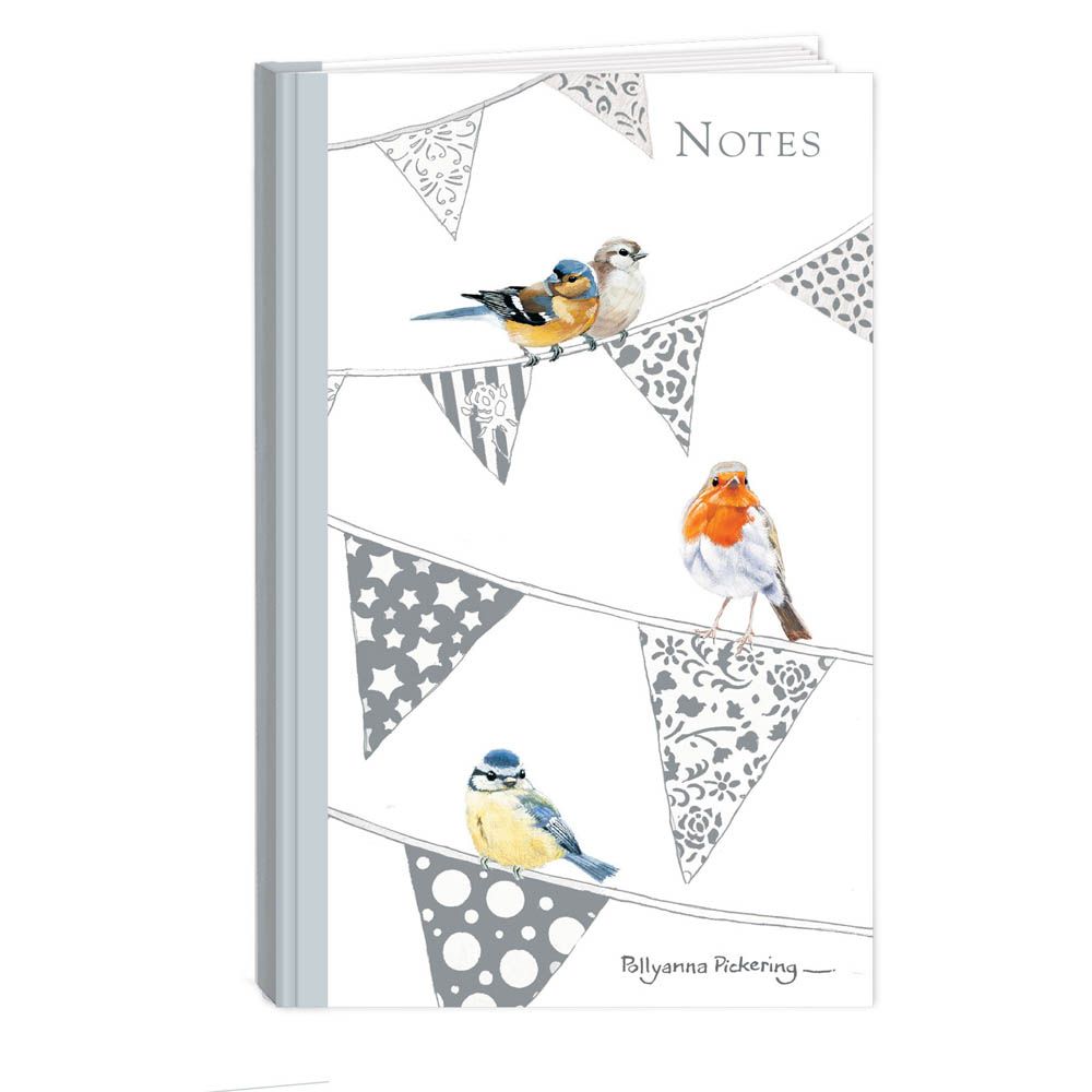 Otter House - Hardcover Notebook (A6 - Garden Birds)