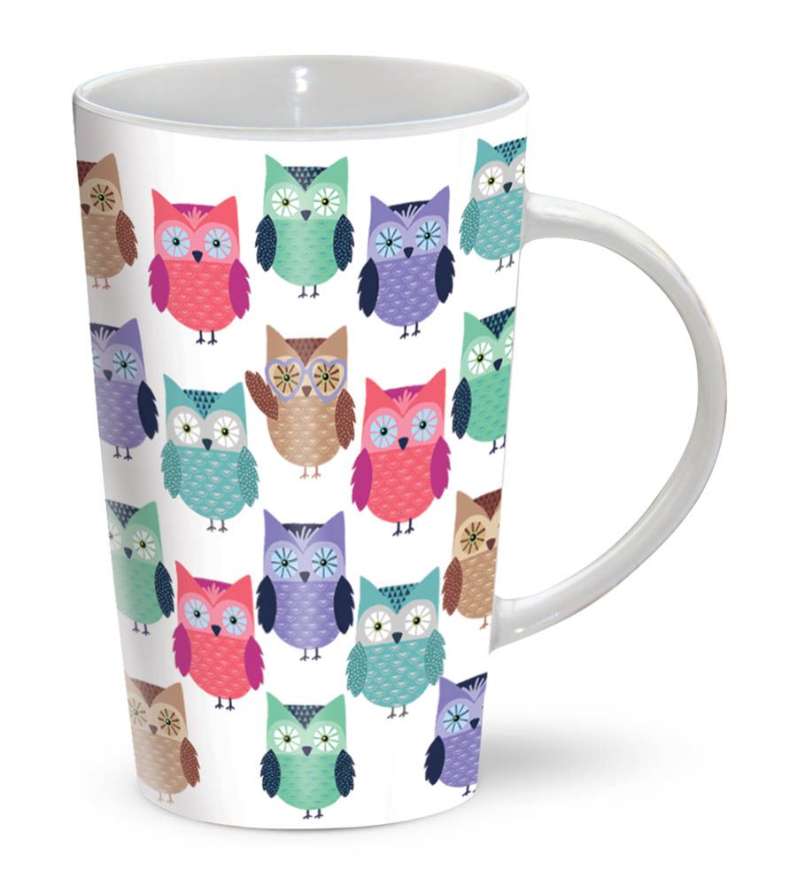 Otter House - Latte Mug - Having A Hoot!