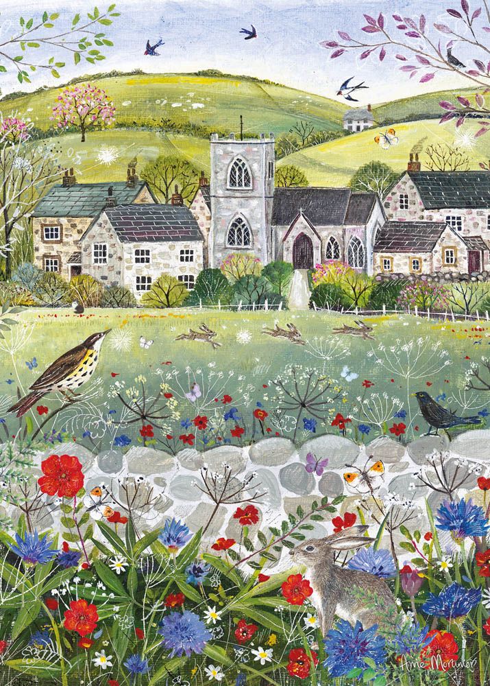 Otter House - Rectangular Jigsaw - Spring Is Here! - Green